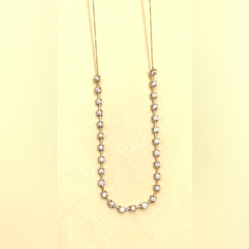 Ava Bea Interval Tennis Necklace - Picture 4 of 8